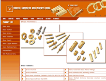 Tablet Screenshot of brass-fasteners.brass-fasteners-inserts.com