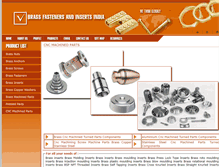 Tablet Screenshot of cnc-machined-parts.brass-fasteners-inserts.com
