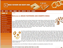 Tablet Screenshot of brass-fasteners-inserts.com