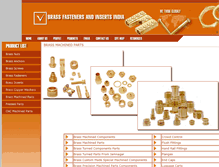 Tablet Screenshot of brass-machined-parts.brass-fasteners-inserts.com